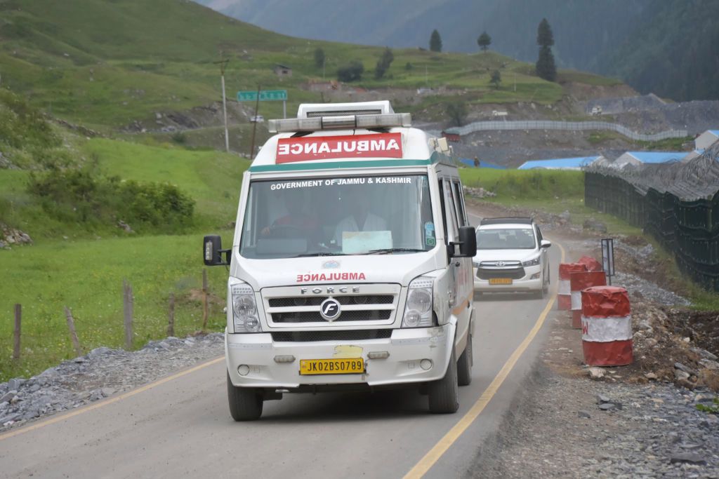 Ambulans w Indiach. Zdjęcie ilustracyjne 