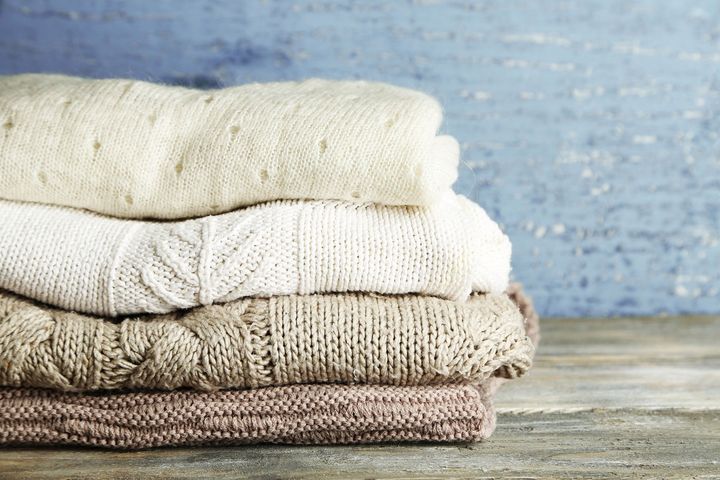 wełniane swetry to dobra pożywka dla moli odzieżowych