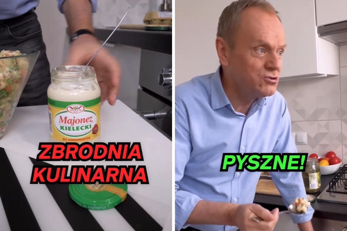 Donald Tusk pokazał, jak przygotowuje sałatkę jarzynową