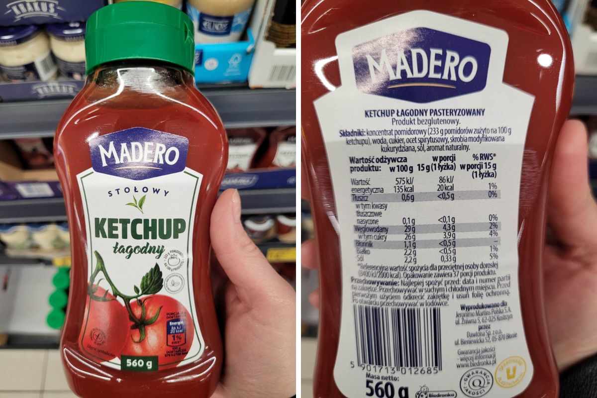 Madero. Ketchup łagodny
