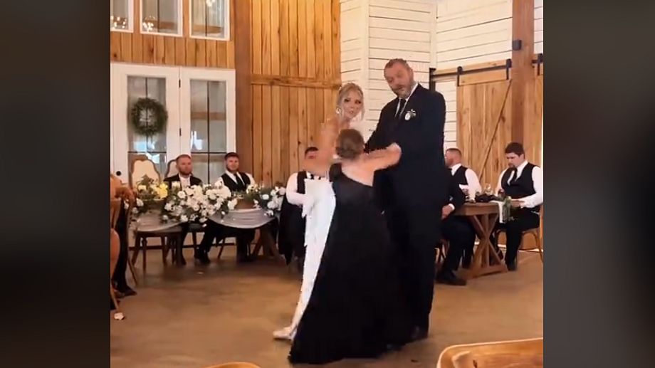 Wyjątkowy taniec na weselu. Siostra panny młodej skradła uwagę publiczności