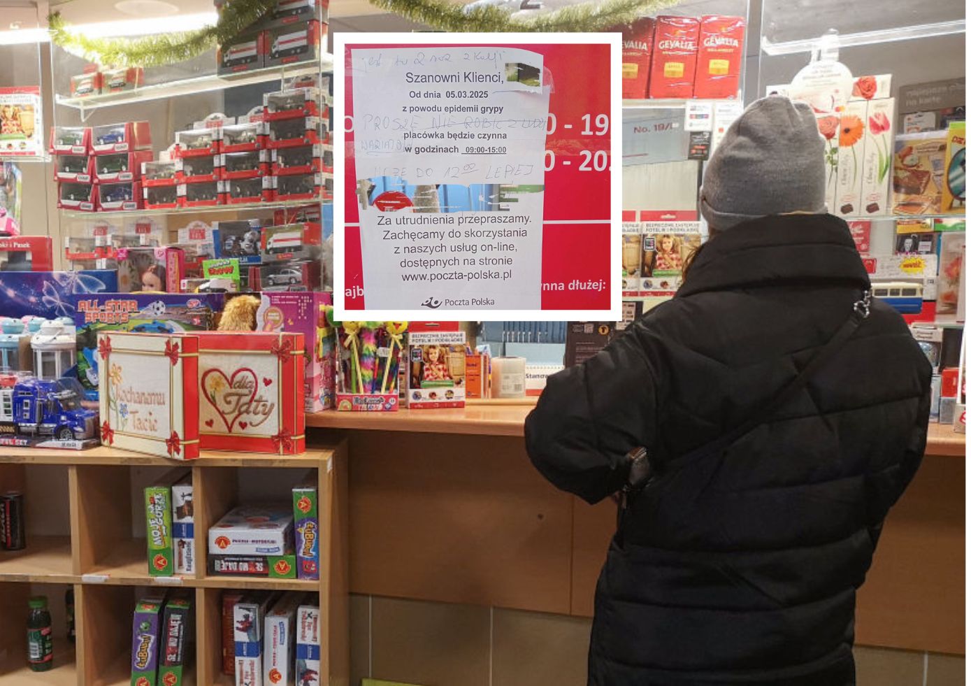 Grypa sparaliżowała placówkę pocztową w Łodzi