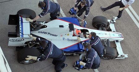 Udany pierwszy dzień testów BMW Sauber