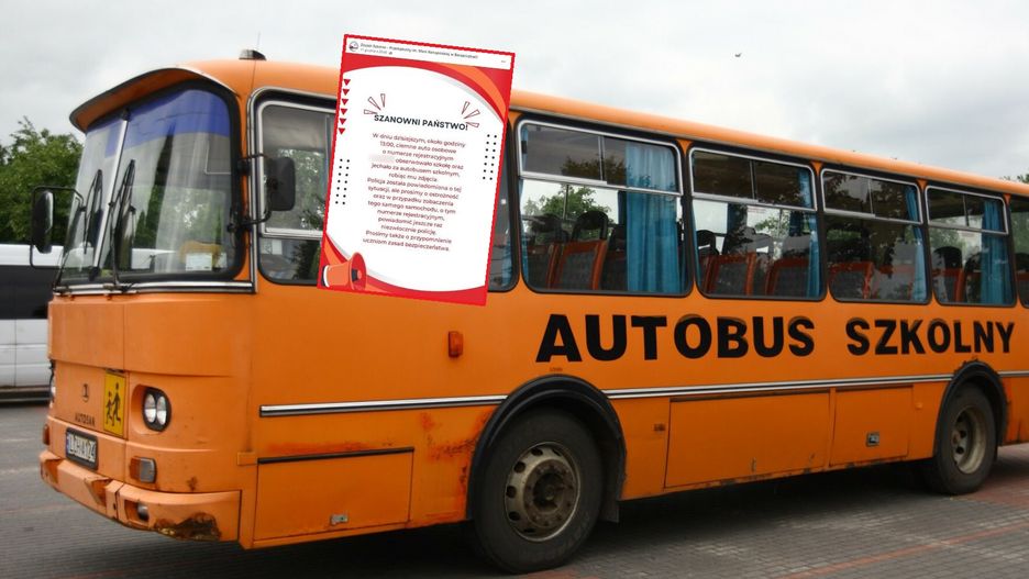 Dzieci w niebezpieczeństwie? Mężczyźni obserwowali szkołę i jechali za szkolnym autobusem
