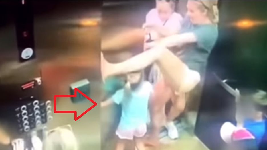 Niebezpieczna sytuacja w windzie