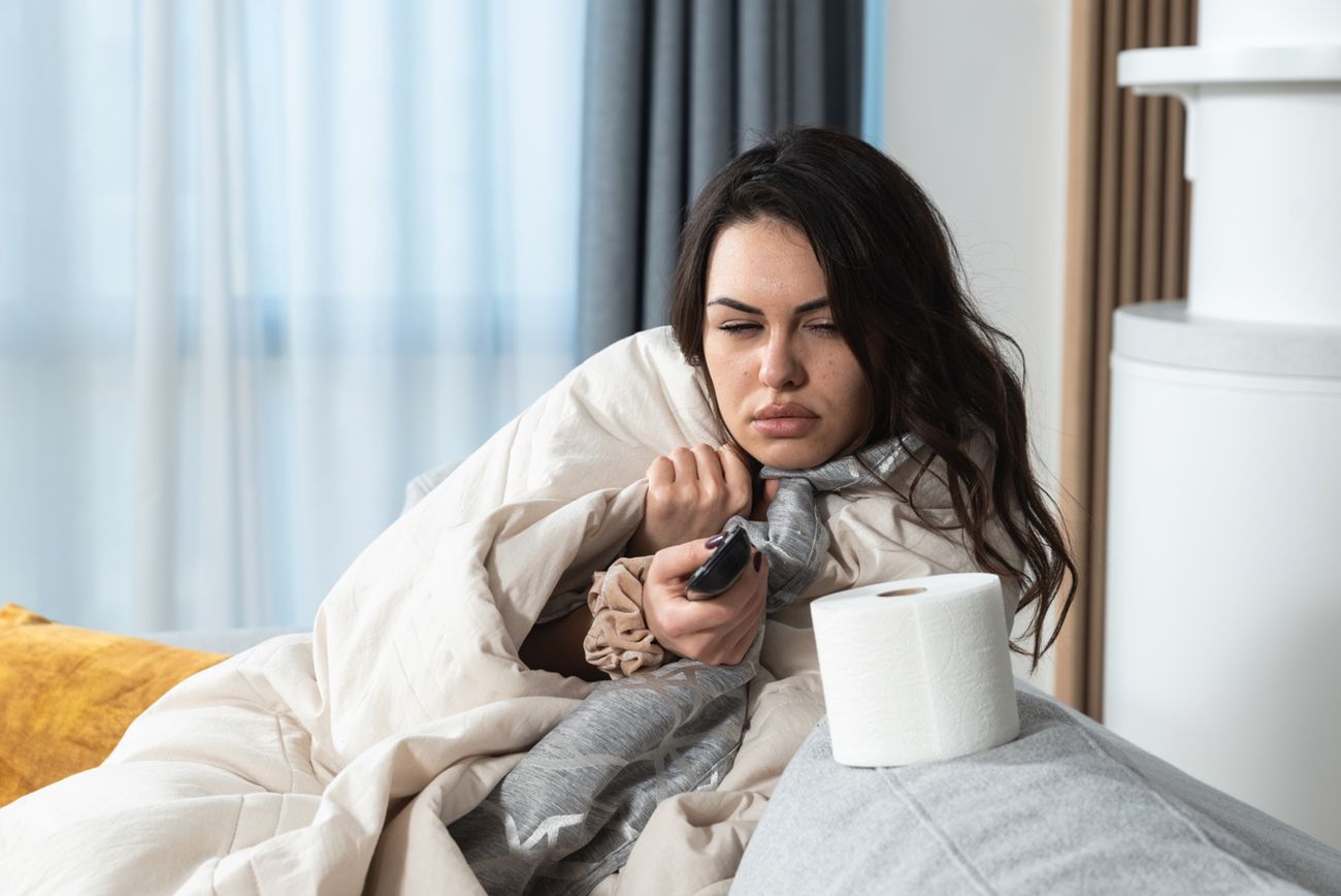 W czasie choroby szybko pozbywaj się zużytych chusteczek