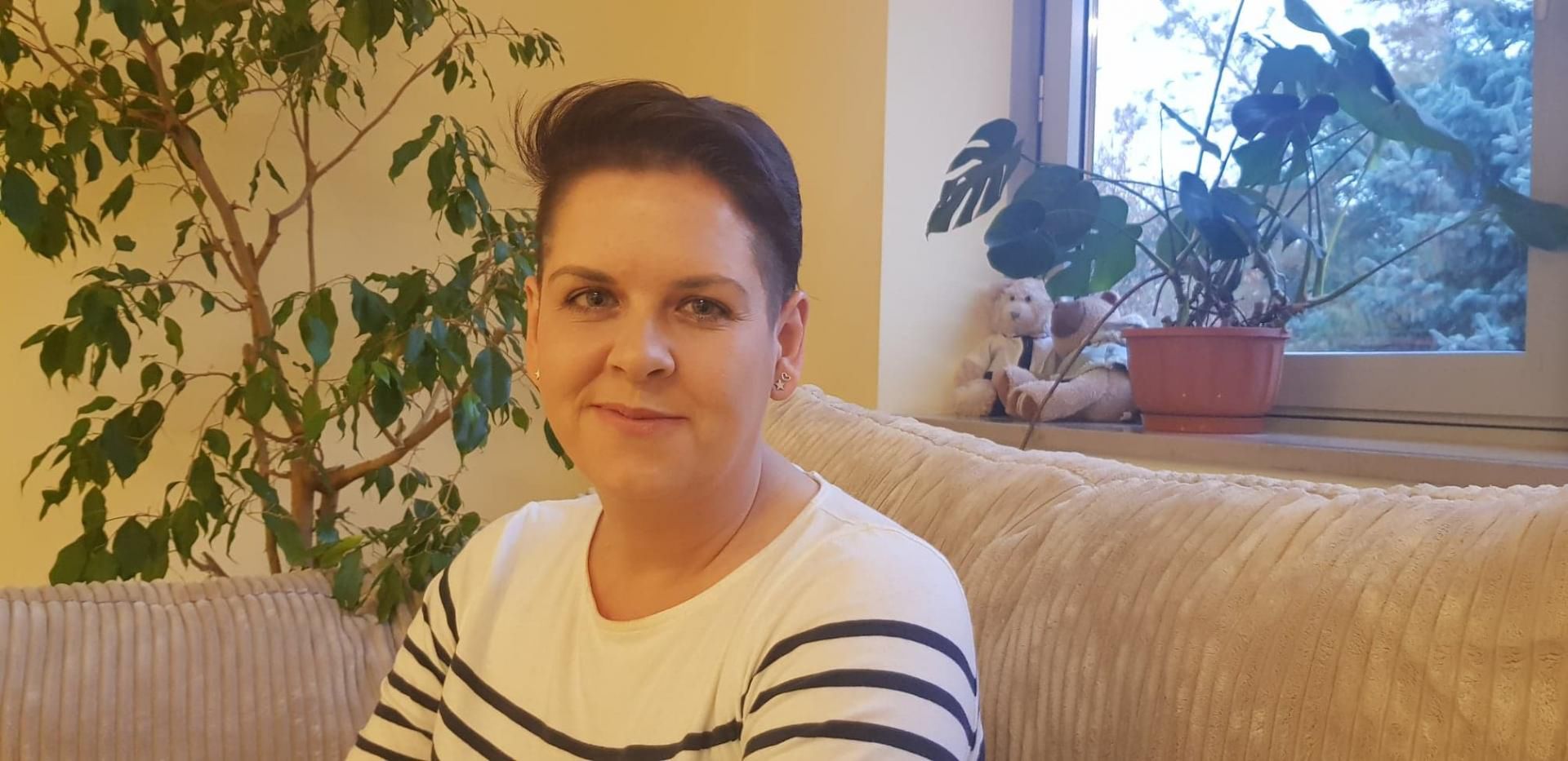 Katarzyna Rekowska cały czas czuwa przy synku.