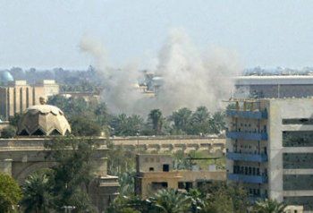 Silne wybuchy w centrum Bagdadu