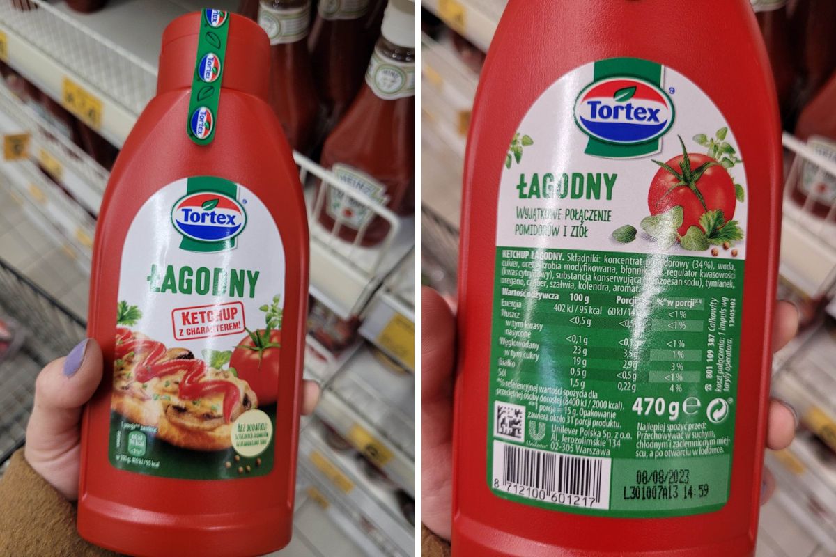 Tortex. Ketchup łagodny