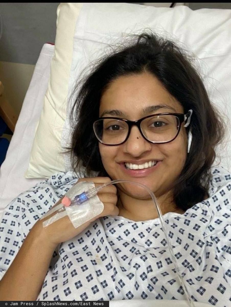 Geeta choruje na mięsaka pęcherzykowego