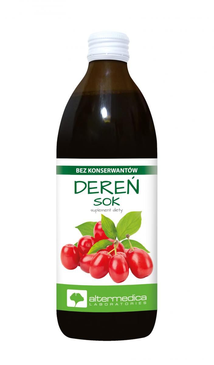 Dereń Sok dobrze działa na wzmocnienie organizmu