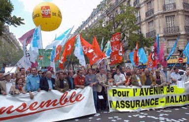 Demonstracje przeciw cięciom świadczeń zdrowotnych we Francji