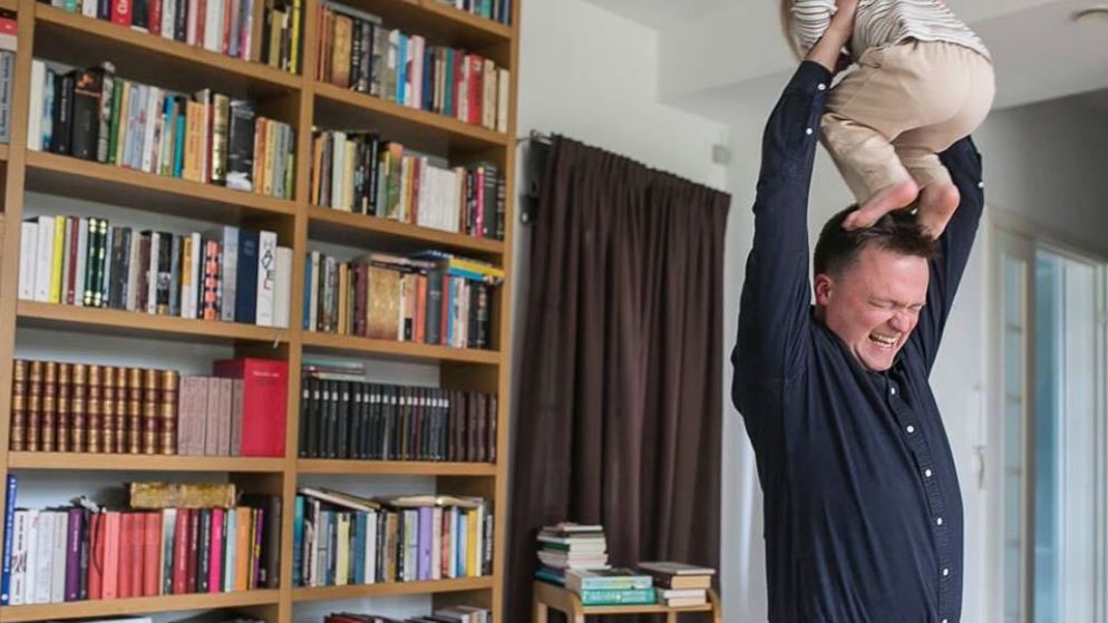 Szymon Hołownia jest dumnym ojciem