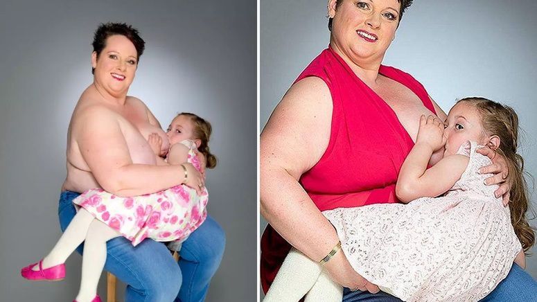 Sharon Spink karmiła córkę piersią nawet po ukończeniu 9 r.ż. 