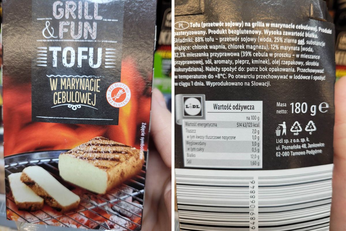 Grill&Fun. Tofu w marynacie cebulowej