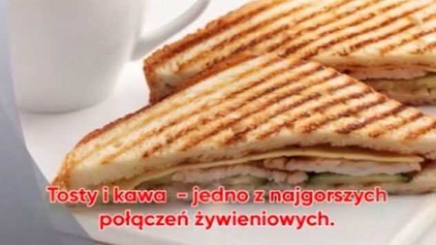 Połączenie kawy i tostów może być szkodliwe