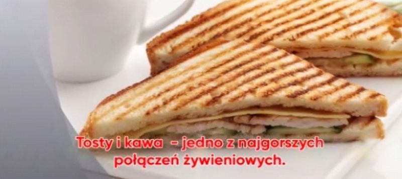 Jedno z najgorszych połączeń żywieniowych. Tosty i kawa (WIDEO)