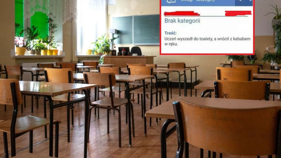 Uczeń dostał nietypową uwagę. "Wypadałoby to przegadać w domu"