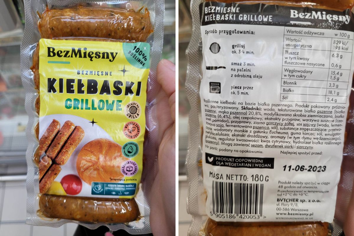 BezMięsny. Bezmięsne kiełbaski grillowe