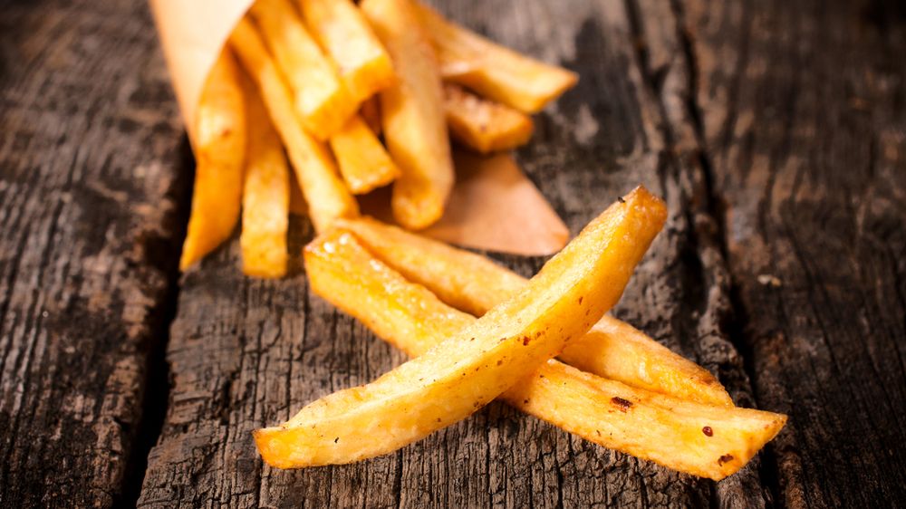 Frytki - skład, frytki z piekarnika, frytki z patelni