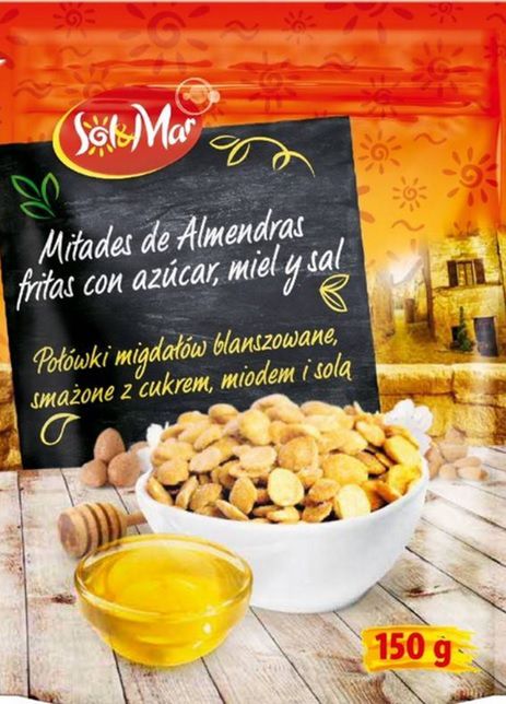 Lidl wycofuje ze sklepów partię migdałów blanszowanych, smażonych z cukrem, miodem i solą