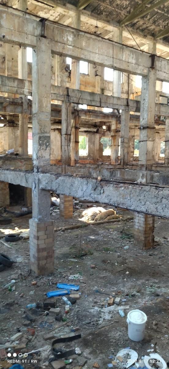 Obszary dawnej fabryki