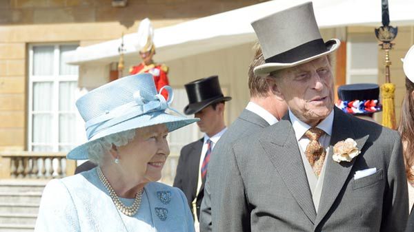 Królowa Elżbieta II z mężem księciem Filipem