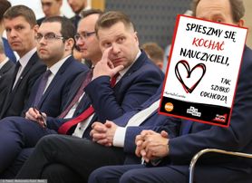 Zamiast kwiatów chcą "kartki dla Czarnka". Nauczyciele proszą uczniów o wsparcie