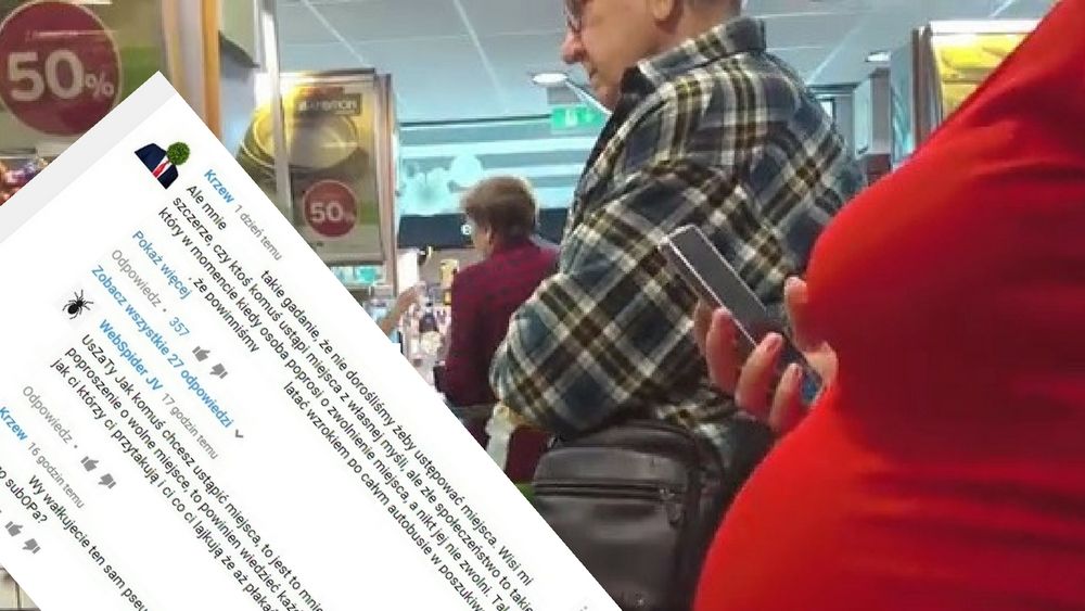 Bulwersujące komentarze pod eksperymentalnym filmem na temat traktowania kobiet w ciąży