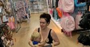 Australijka karmiła piersią 7-letniego syna na podłodze w sklepie