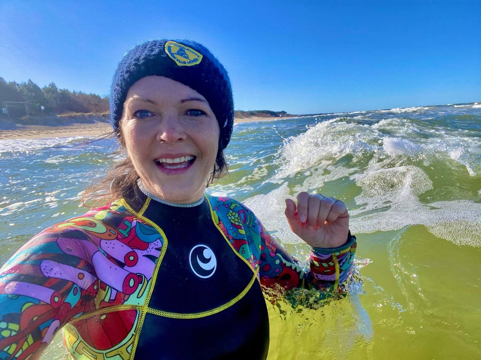 Iwona mimo choroby nadal morsuje