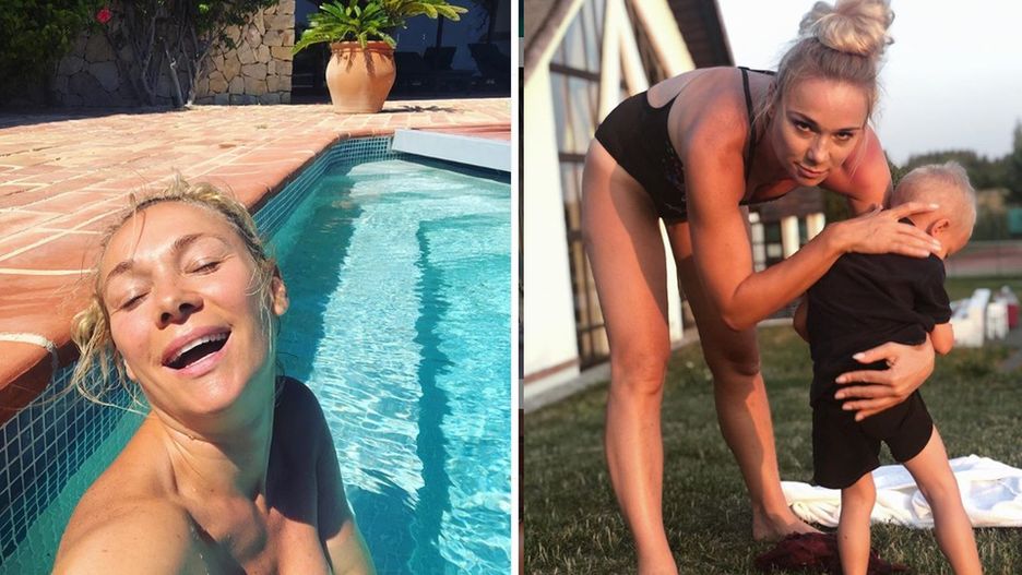 Sonia Bohosiewcicz opala się topless na rodzinnych wakacjach 