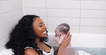 Influencerka Legaci Allong pokazała swój poród na YouTubie. Towarzyszyli jej starsi synowie i mąż