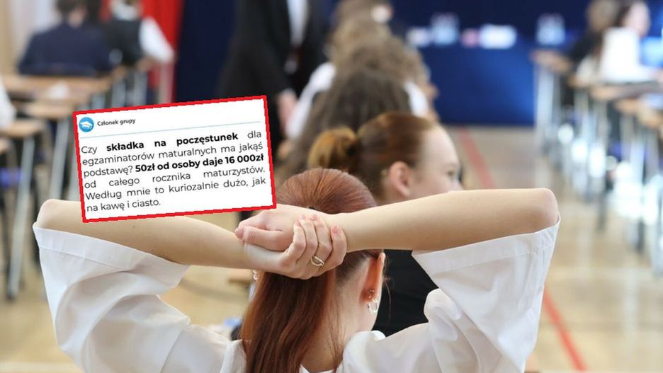 Tyle uczniowie mieli płacić za poczęstunek dla egzaminatorów maturalnych "To bardzo dużo pieniędzy"