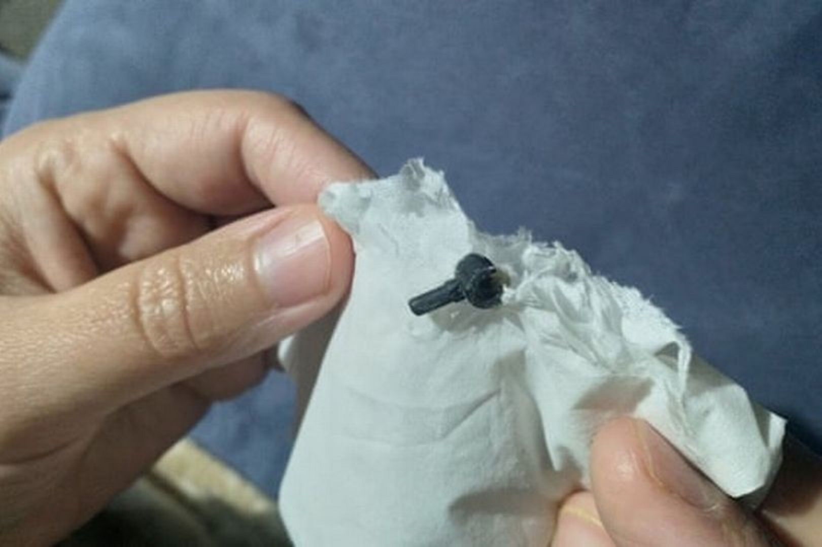 Kawałek lego utkwił w nosie dziecka