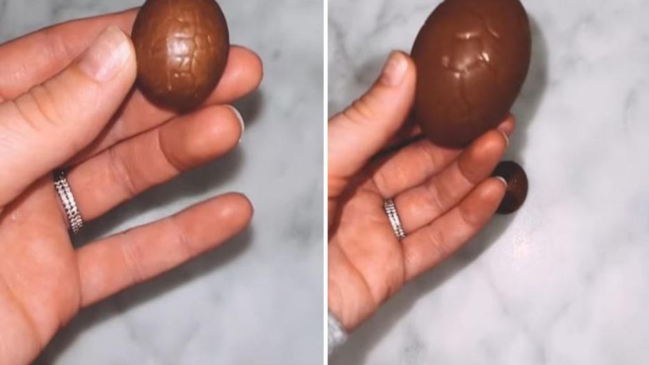 Ratowniczka ostrzega przed czekoladowymi jajkami. Dziecko może się udławić