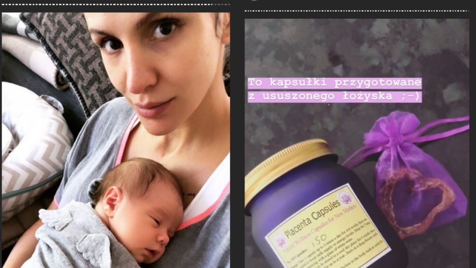 Sara Boruc zjada własne łożysko