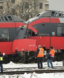 Czołowe zderzenie pociągów w Wiedniu