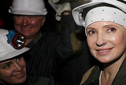 Julia Tymoszenko w kopalni