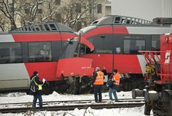 Czołowe zderzenie pociągów w Wiedniu