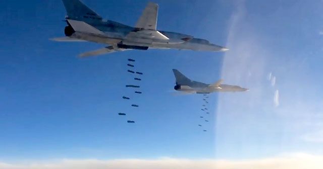 Rosyjski Tu-22M3 w akcji