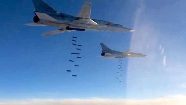 Rosyjski Tu-22M3 w akcji