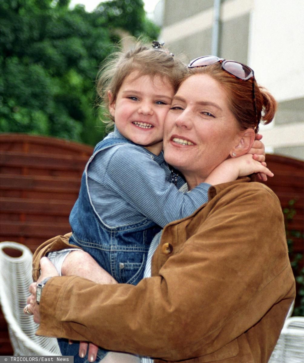 Katarzyna Dowbor z córką Marysią