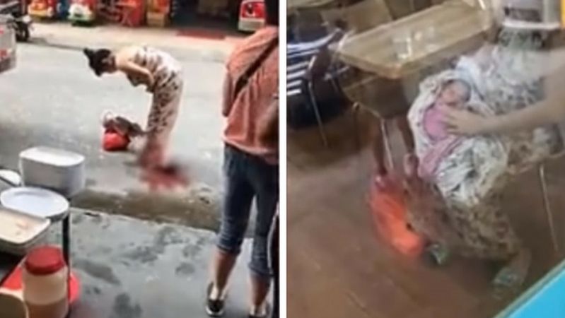 Kobieta zaczęła rodzić na ulicy. Lekarz po zbadaniu jej i dziecka powiedział, że może iść do domu