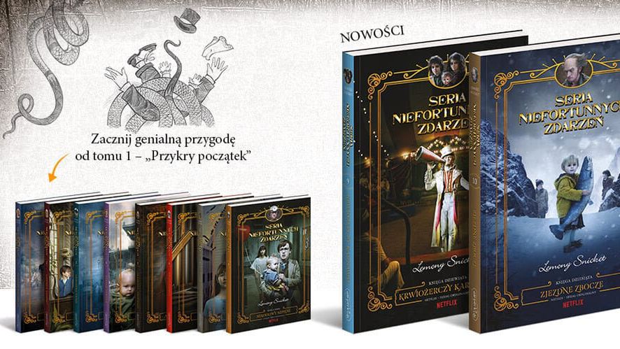 Kolejne tomy "Serii Niefortunnych Zdarzeń". HarperKids nie zwalnia tempa!