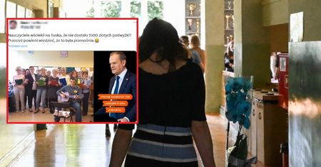 Nauczyciele "wściekli na Tuska"? "Wykorzystano nas w ohydny sposób"