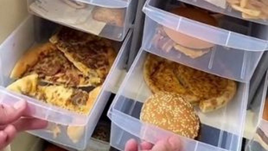 Przechowywała burgery przez 2 lata