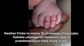 Matka udostępniła zdjęcie palców noworodka. Tak ostrzega innych  (WIDEO)