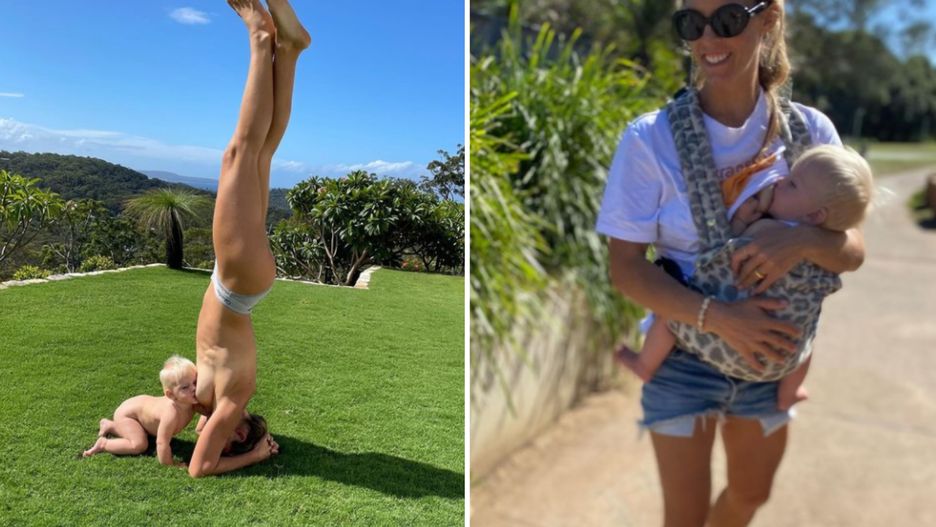 Tora Bright karmiła piersią nago. Uwieczniła to na zdjęciu