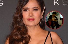 Nie wahała się ani chwili. Salma Hayek nakarmiła piersią obce dziecko